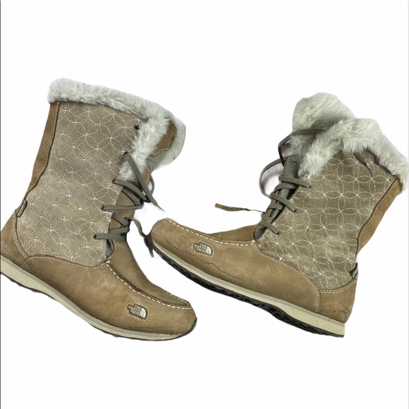 north face fur lined boots